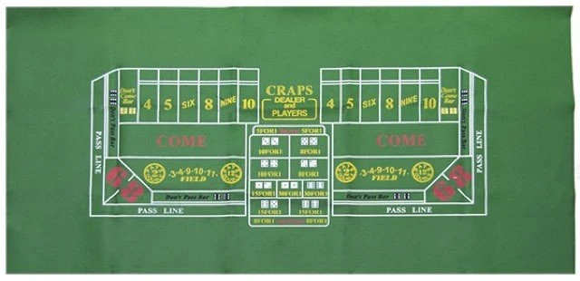 Tapis de Craps feutre - 180x90 cm