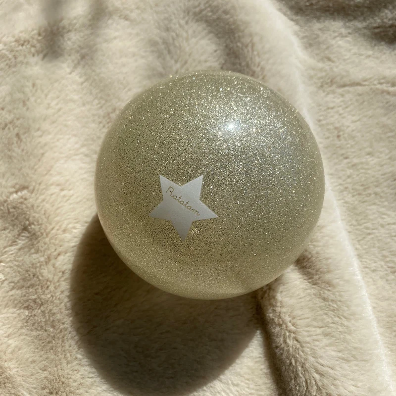 Petit ballon pailleté mouton argent 10 cm- Ratatam