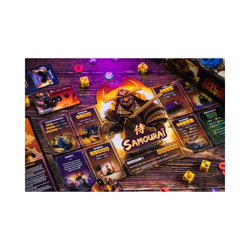 Dice Throne Saison 2 - As de la Gâchette vs. Samouraï (FR)