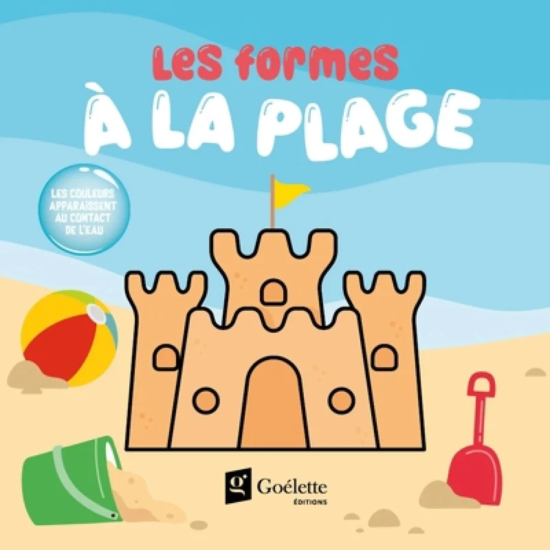 Livre de bain: Les formes à la plage