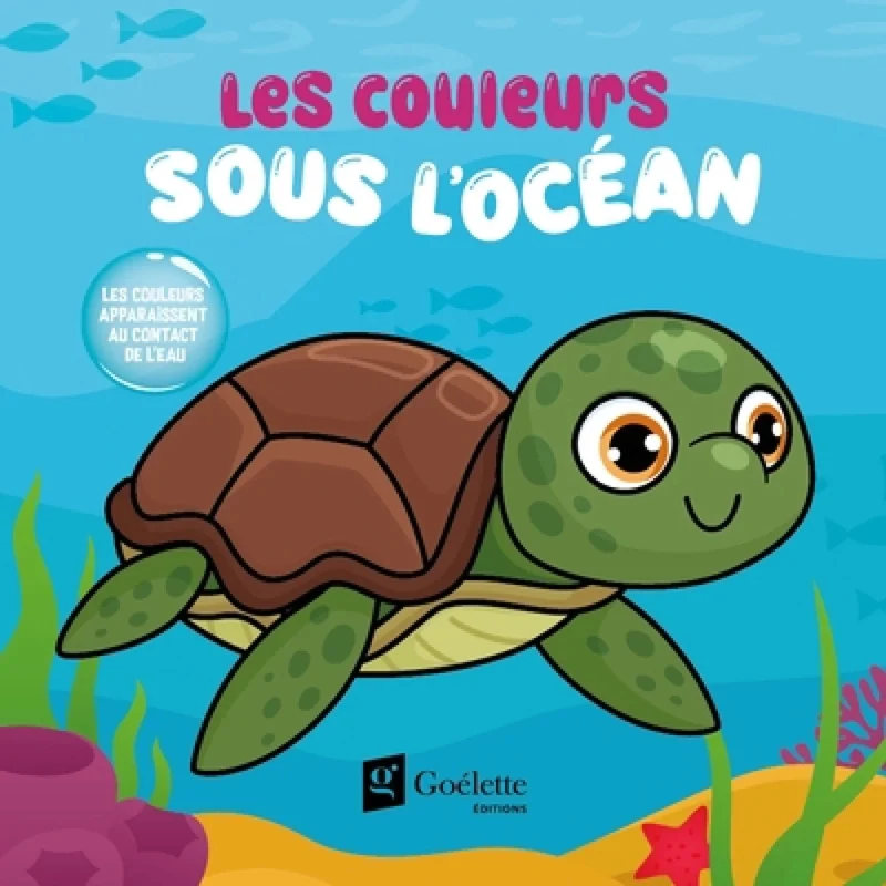 Livre de bain: Les couleurs sous l'océan