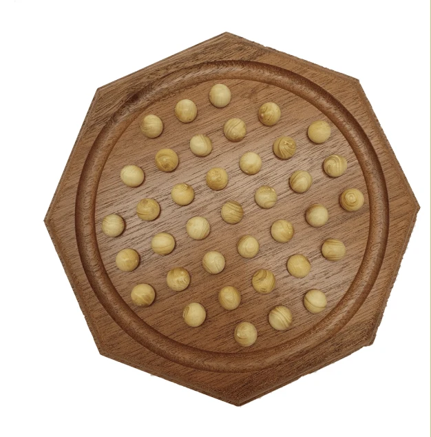 Solitaire Octogonal - Billes en buis