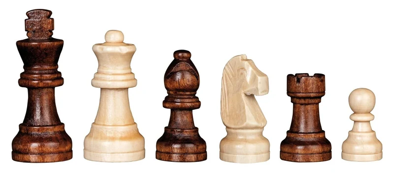 Ensemble jeu d'échecs / Backgammon de voyage en bois exotique - Magnétique - 28 cm