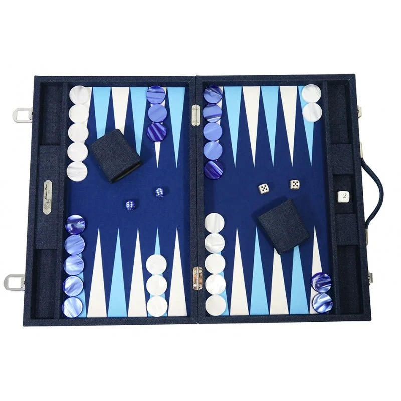 Backgammon Hector Saxe - Jean’s Bleu - Compétition