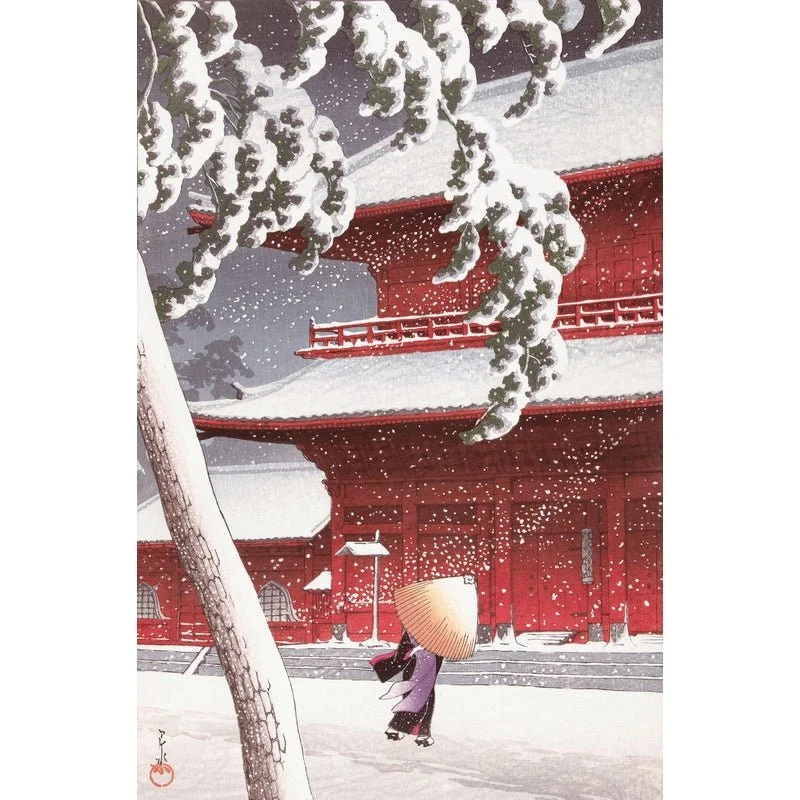 Puzzle MW - 350 p - Le Temple de Zojoji - Kawase