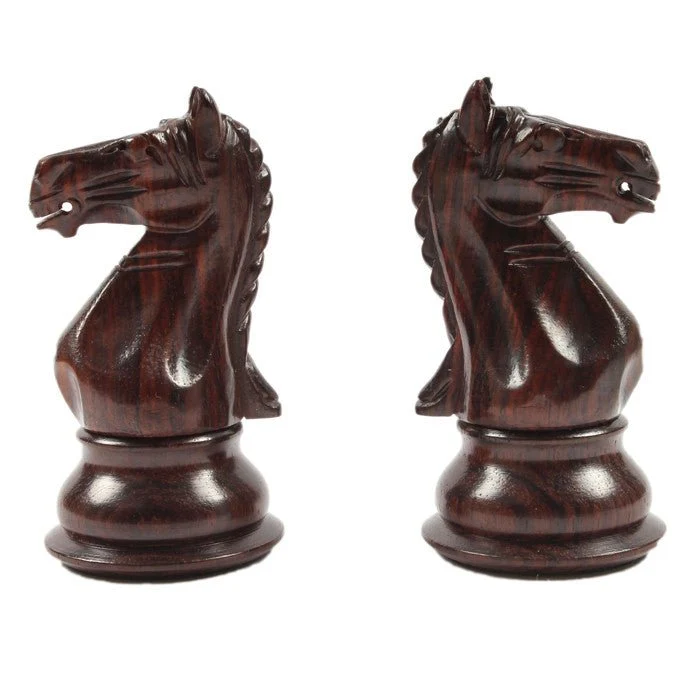 Ensemble jeu d'échecs Tournoi Deluxe en Wengé et Bois de Rose