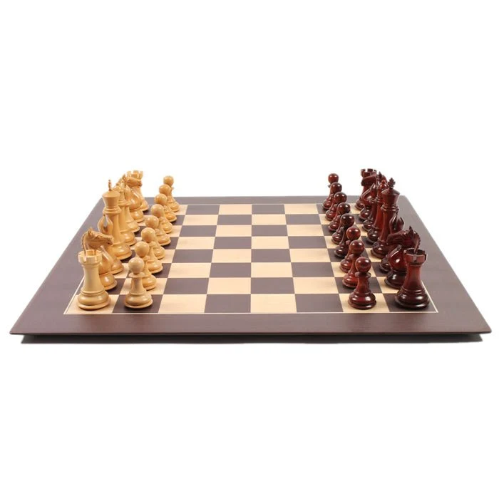Ensemble jeu d'échecs Tournoi Deluxe en Wengé et Bois de Rose
