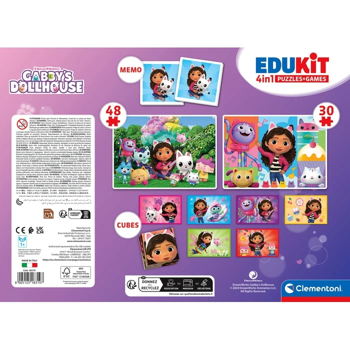 Edukit 4 en 1 - Gabby et la maison magique