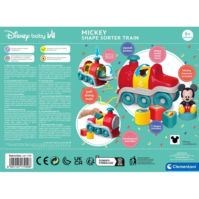 Le train des formes de Mickey
