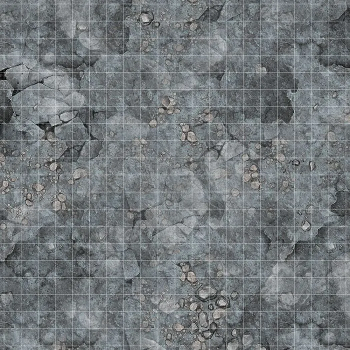 Tapis de jeu quadrillé effaçable pour JDR - Donjon
