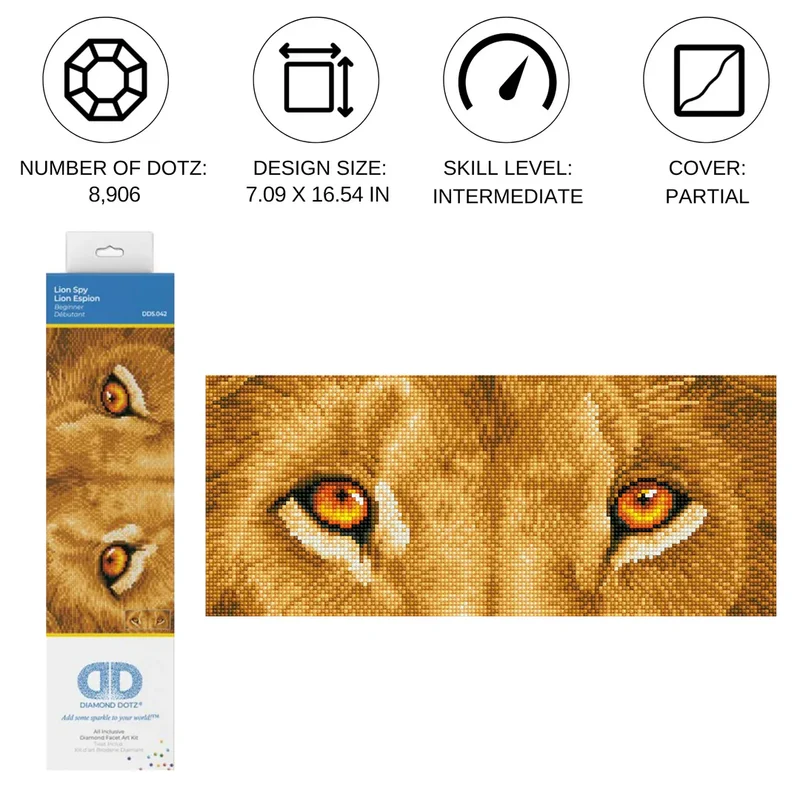 Lion Espion 50x26 Diamond Dotz