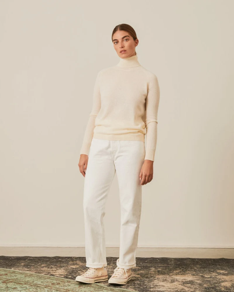 Merci - Pull En Cachemire Alix - Écru