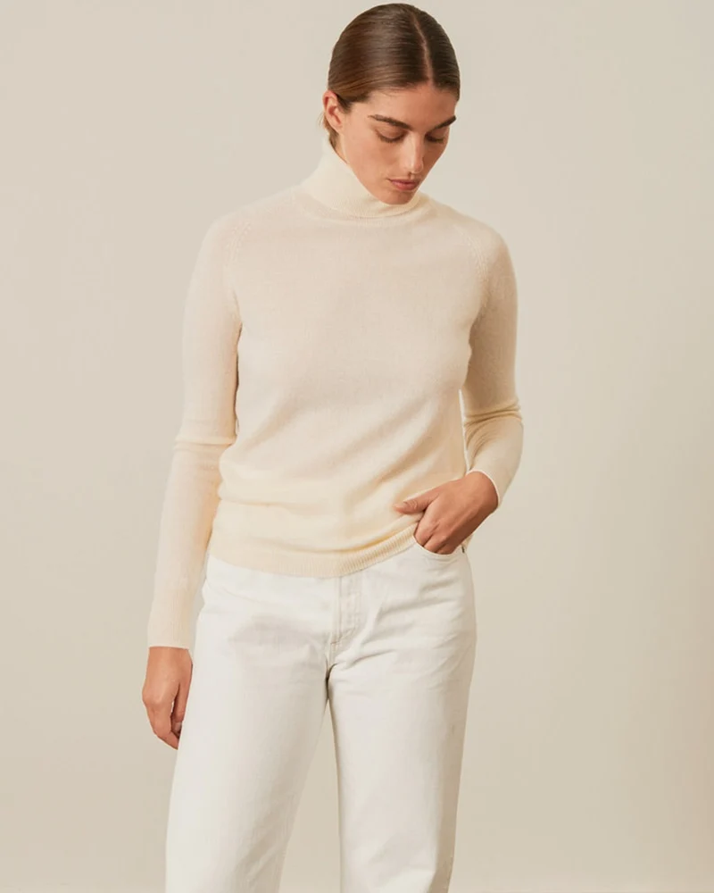 Merci - Pull En Cachemire Alix - Écru