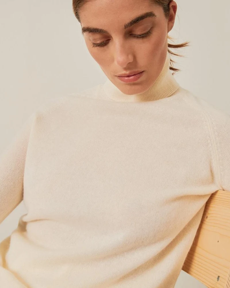 Merci - Pull En Cachemire Alix - Écru