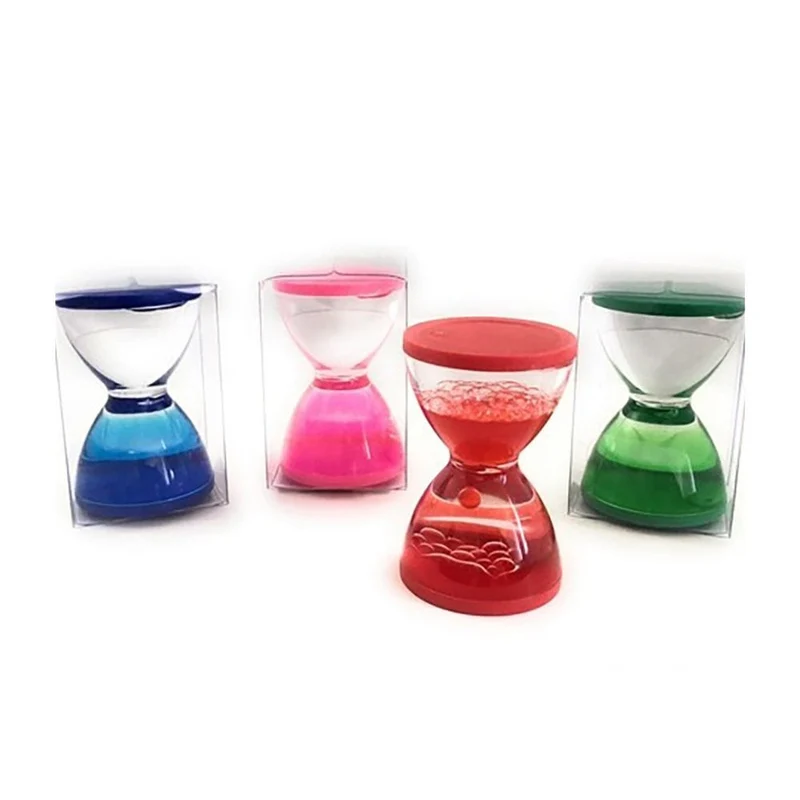 Petit sablier liquide couleurs assorties