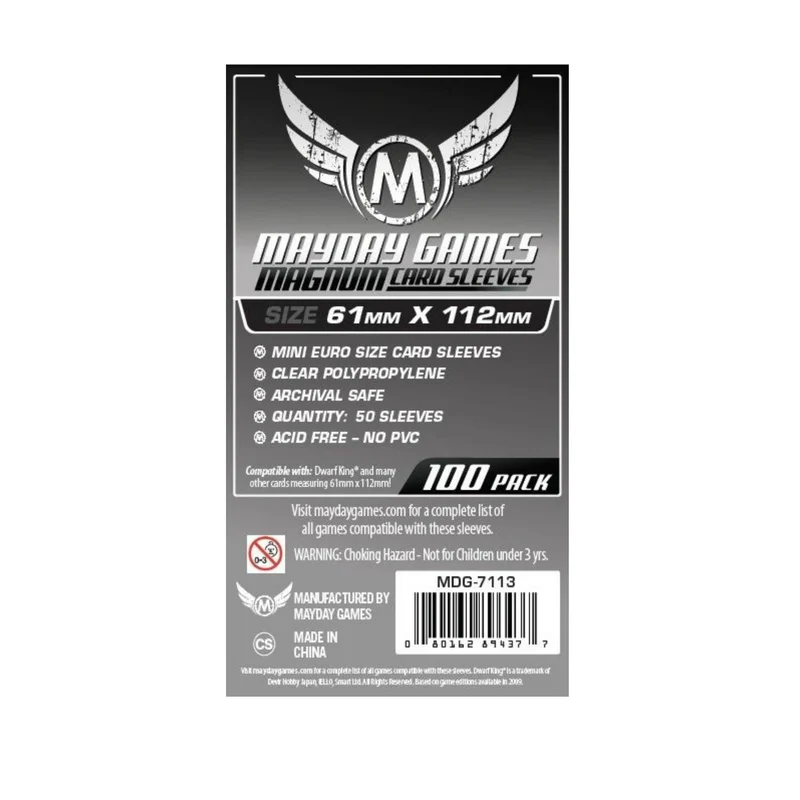 Sleeves: Magnum Platinum 61 x 112mm (100)