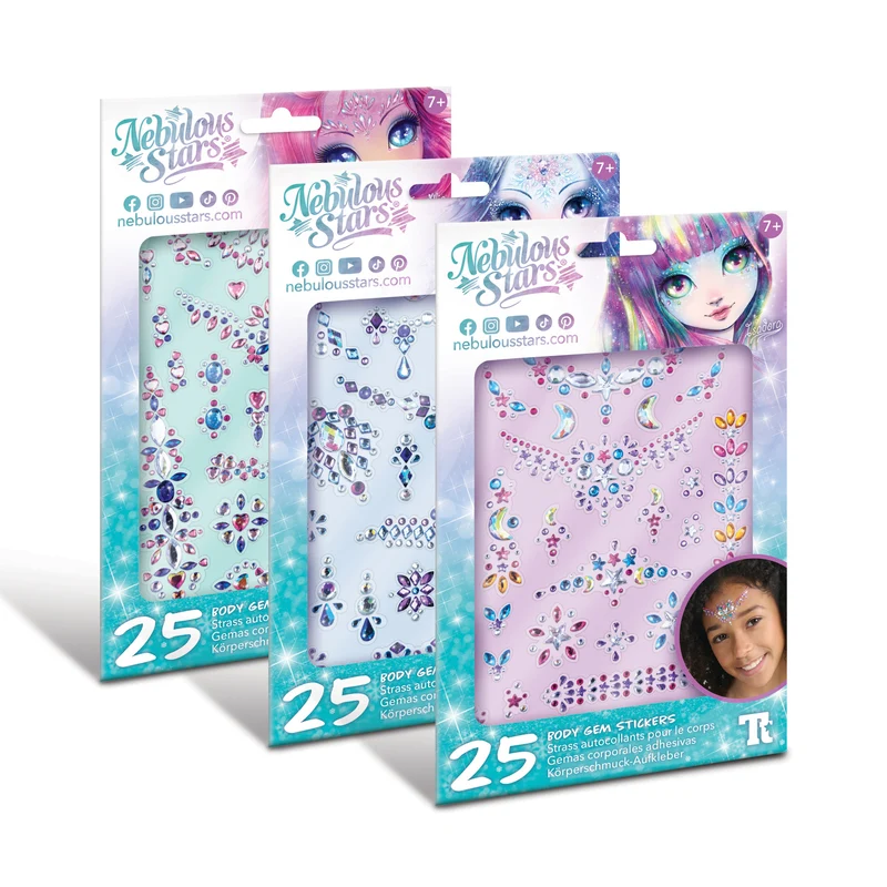 Strass autocollants pour le corps