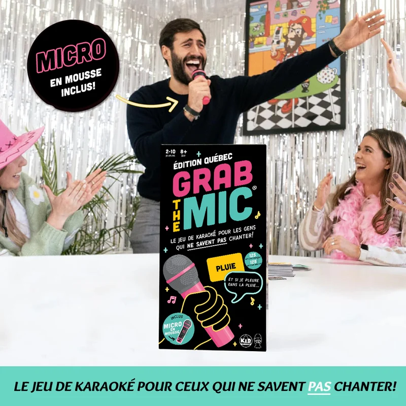 Jeu Grab the Mic - Édition Québec