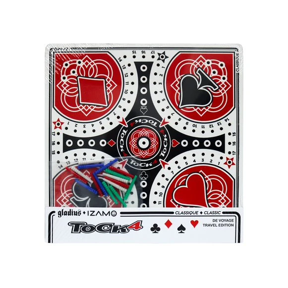 Tock Classique de voyage 4 Joueurs 8''