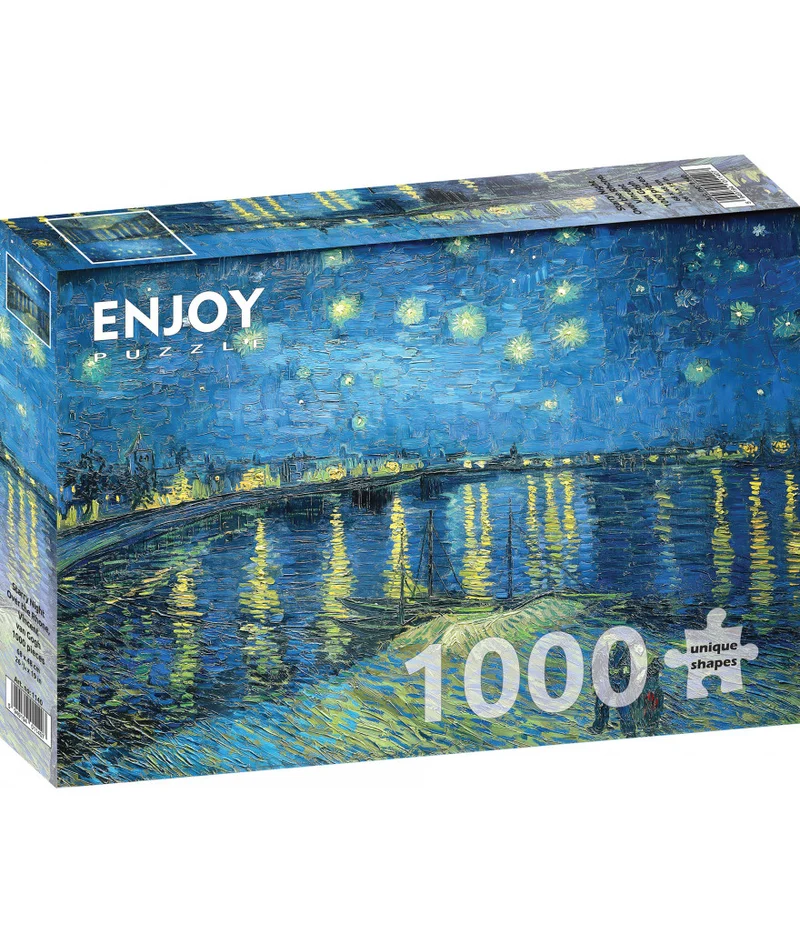 Puzzle 1000 p. - Vincent Van Gogh - Nuit étoilée sur le Rhône