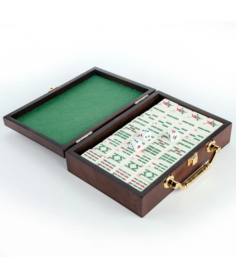 Petit Mahjong - Boite en bois