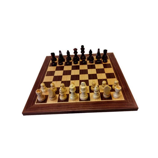 Jeu d'échecs en bois 30 cm