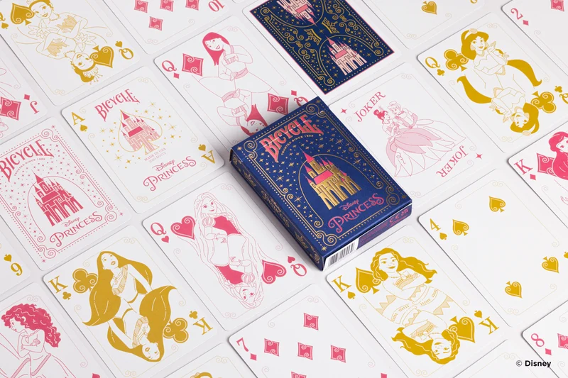 Bicycle Ultimates - Disney Princess Bleu - 54 Cartes