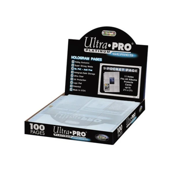 Ultra PRO 1 Feuille de classeur Platinum