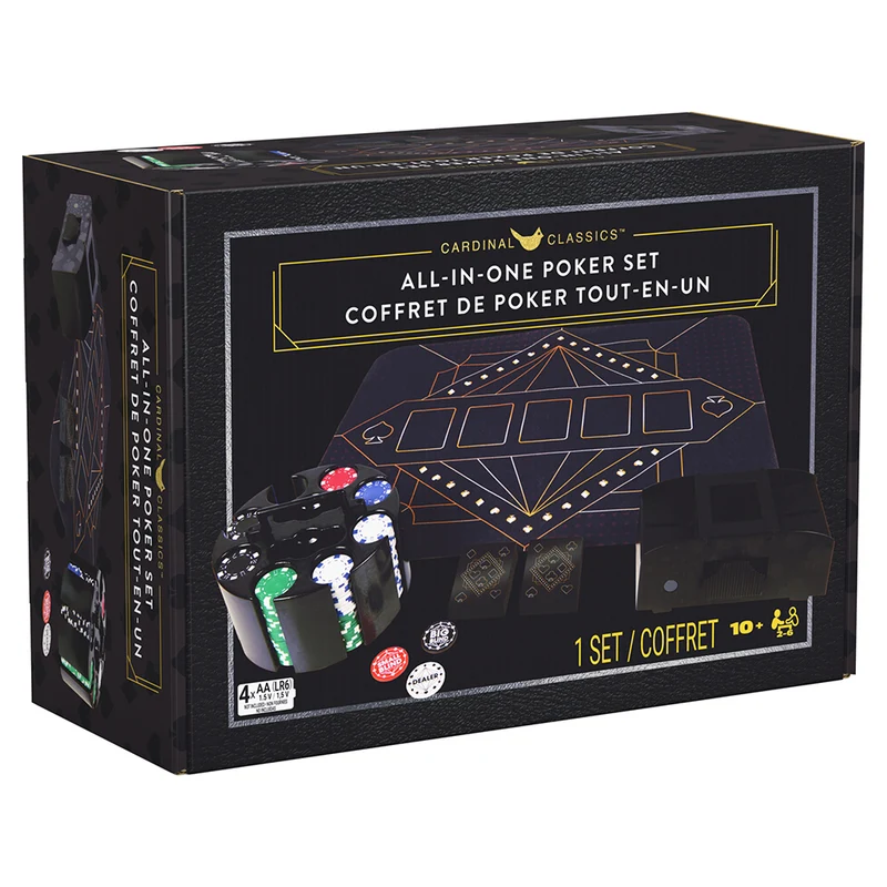 Coffret de Poker tout-en-un