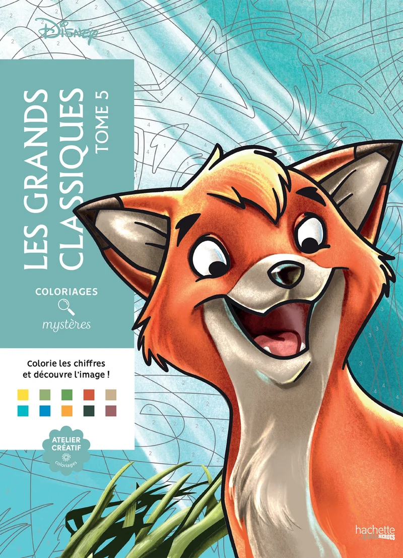 Coloriages Mystères Disney: Les Grands Classiques