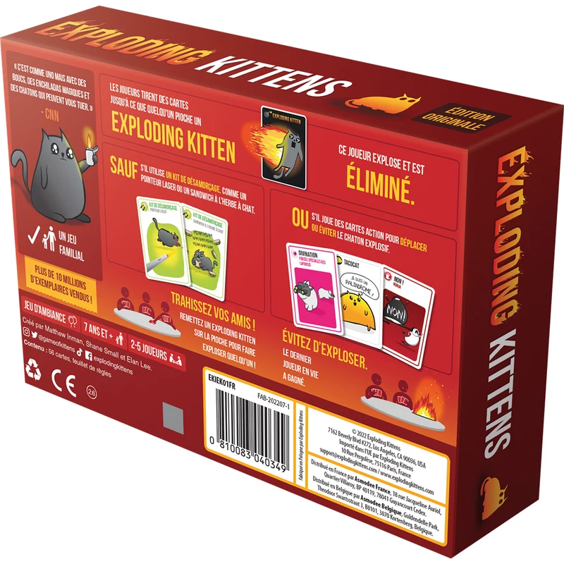 Exploding Kittens : le Jeu de Base