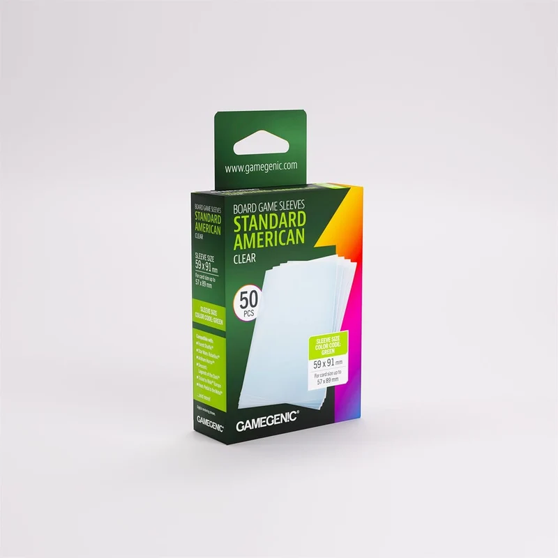 Sleeves: Gamegenic: Prime Standard American-Sized (50)