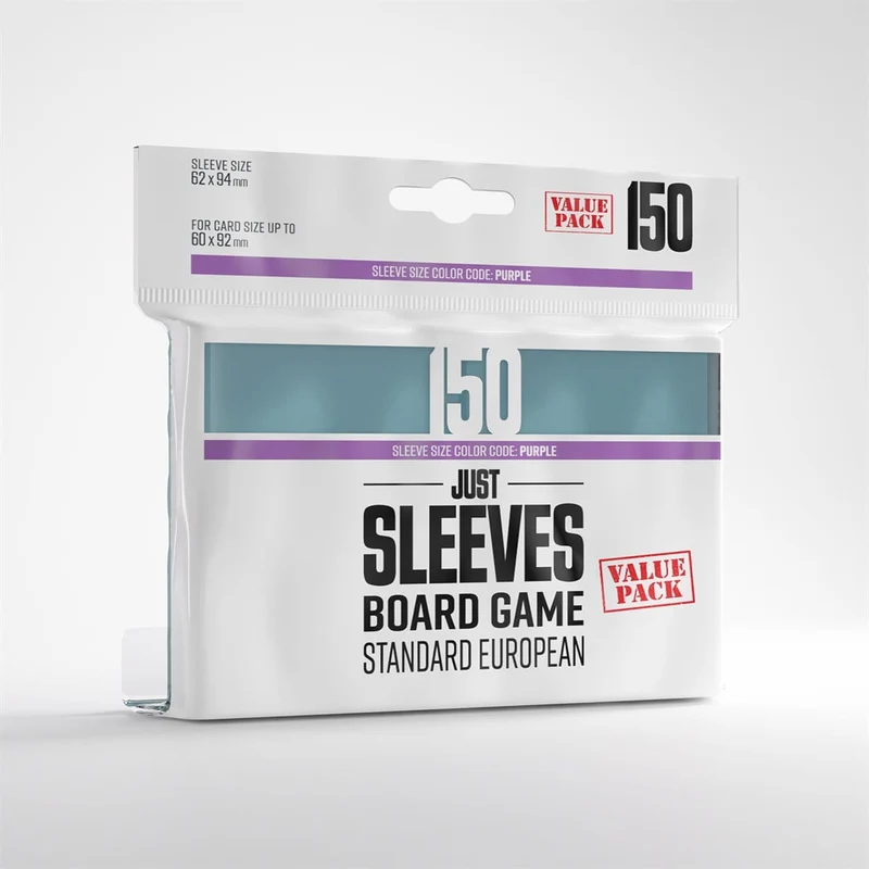 Sleeves: Just Sleeves: Standard European Value Pack (150)