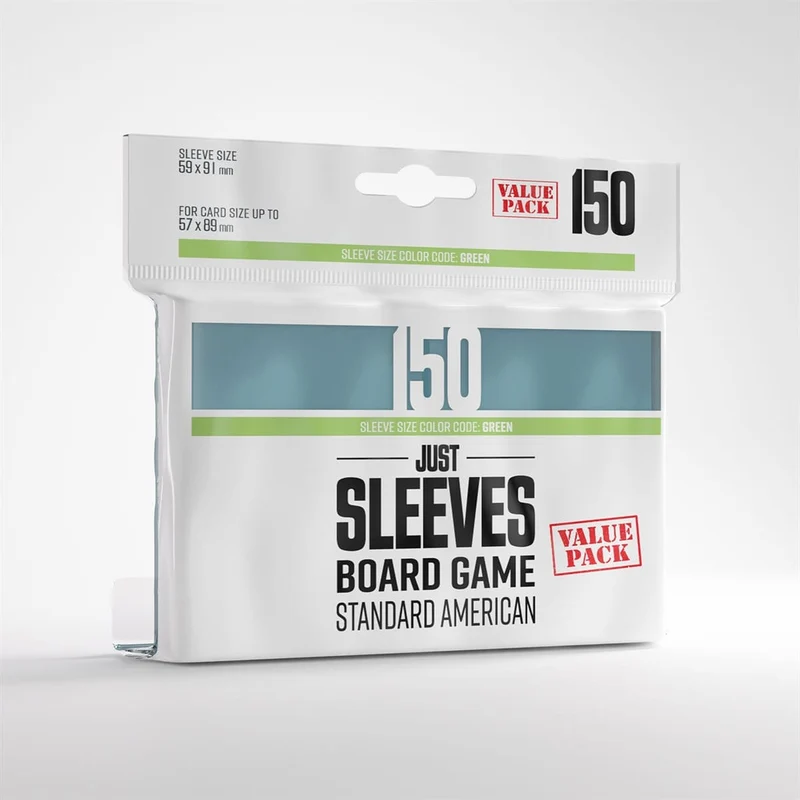 Sleeves: Just Sleeves: Standard American Value Pack (150)