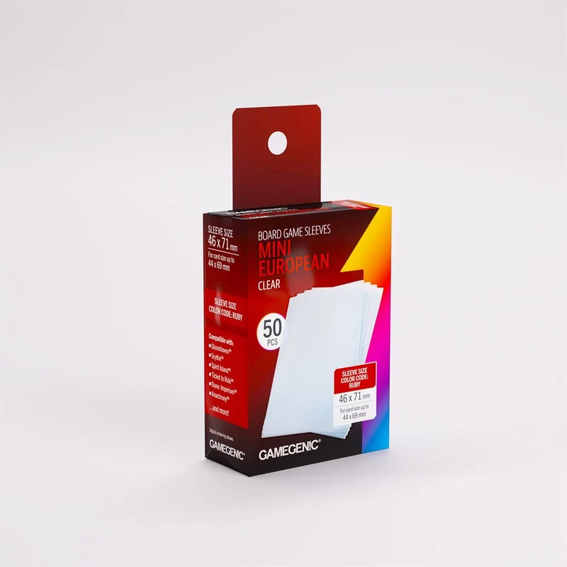 Sleeves: Gamegenic: Prime Mini European-Sized Sleeves (50)
