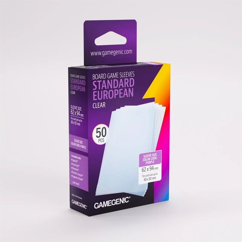 Sleeves: Gamegenic: Prime Standard European-Sized (50)