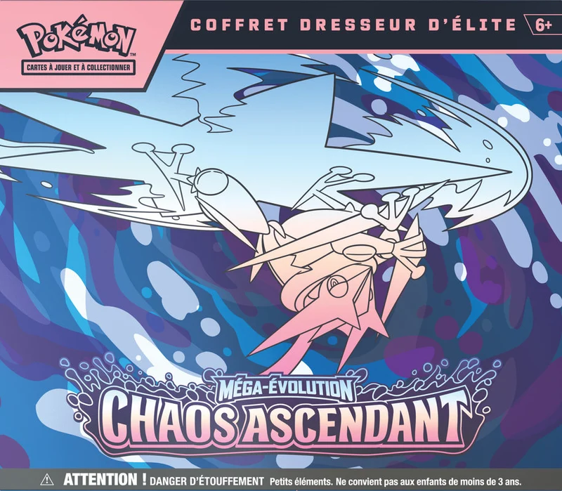Pokémon ME04 Chaos ascendant, Elite trainer box FR