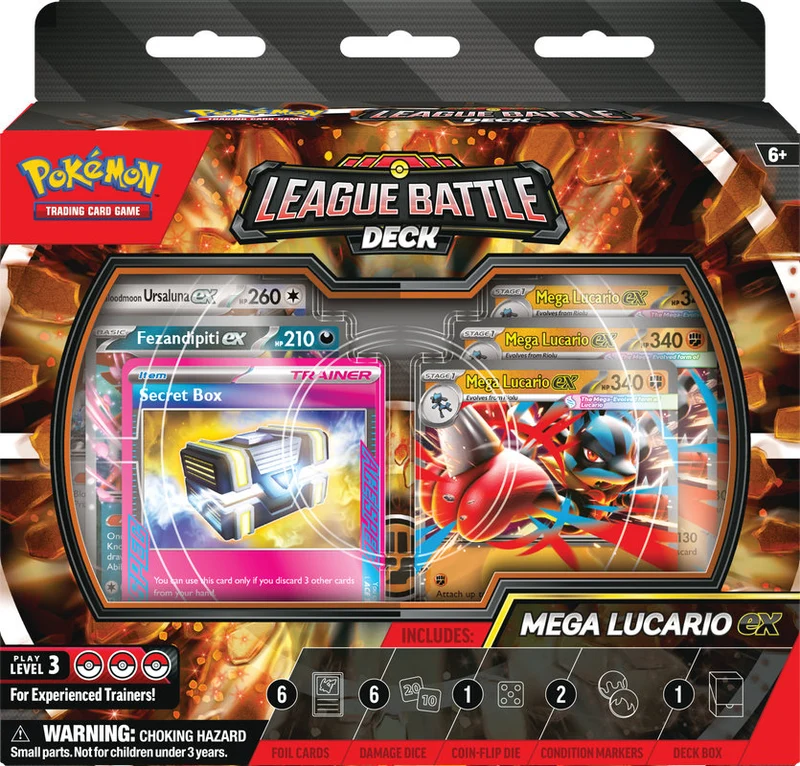 Pokémon League battle Deck Mega Lucario E