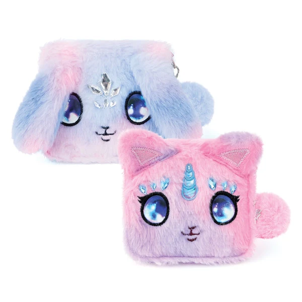 Portefeuille peluche - assorti