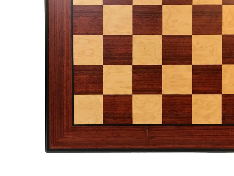 Ensemble jeu d'échecs en padouk - Pièces bois de Rose
