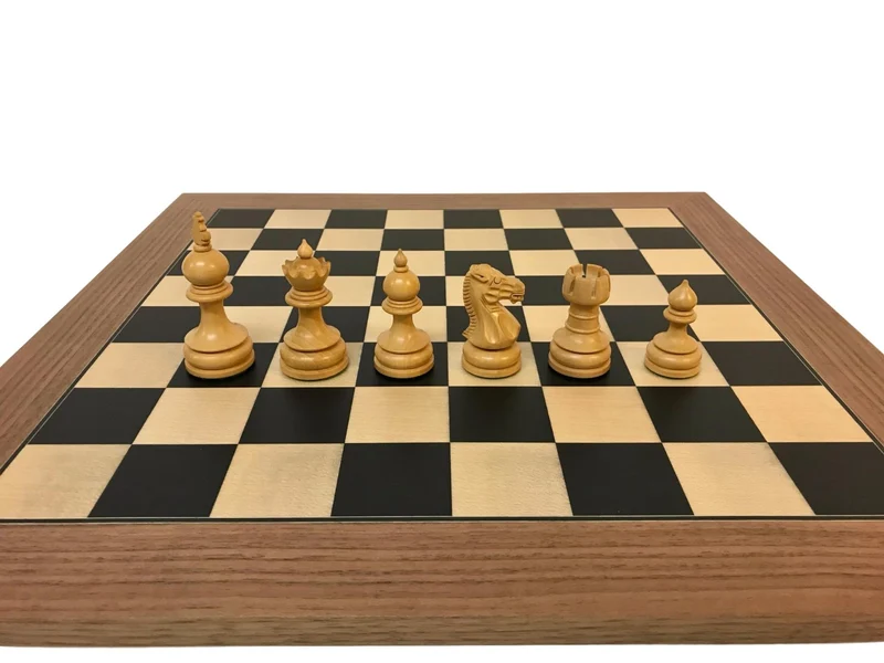 Ensemble jeu d'échecs taj-mahal en buis