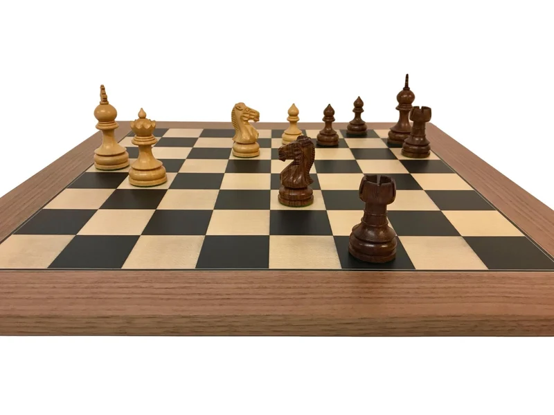 Ensemble jeu d'échecs taj-mahal en buis