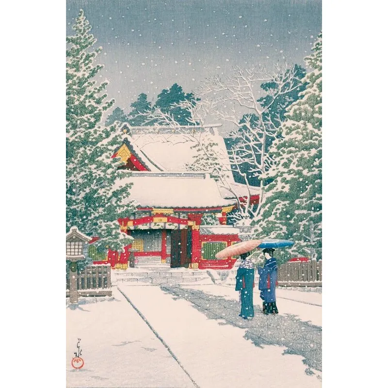 Puzzle MW - 500 p - Neige à Hie-jinja - Kawase