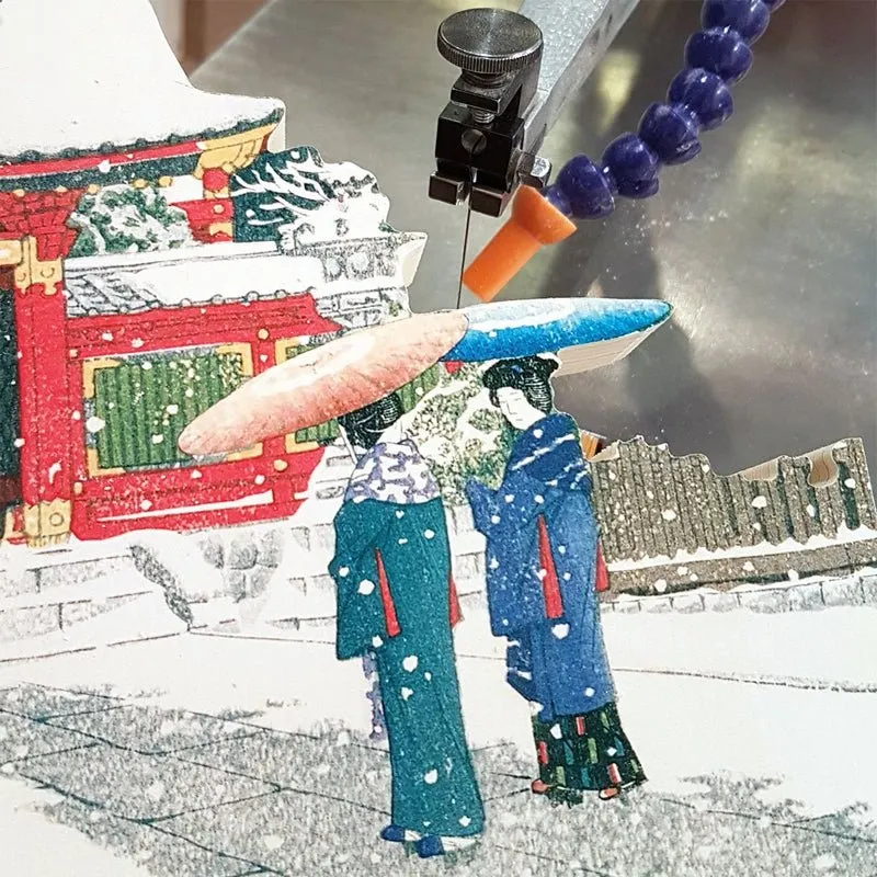 Puzzle MW - 500 p - Neige à Hie-jinja - Kawase