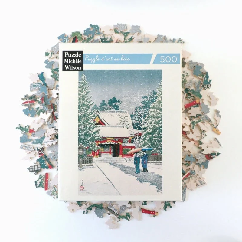 Puzzle MW - 500 p - Neige à Hie-jinja - Kawase