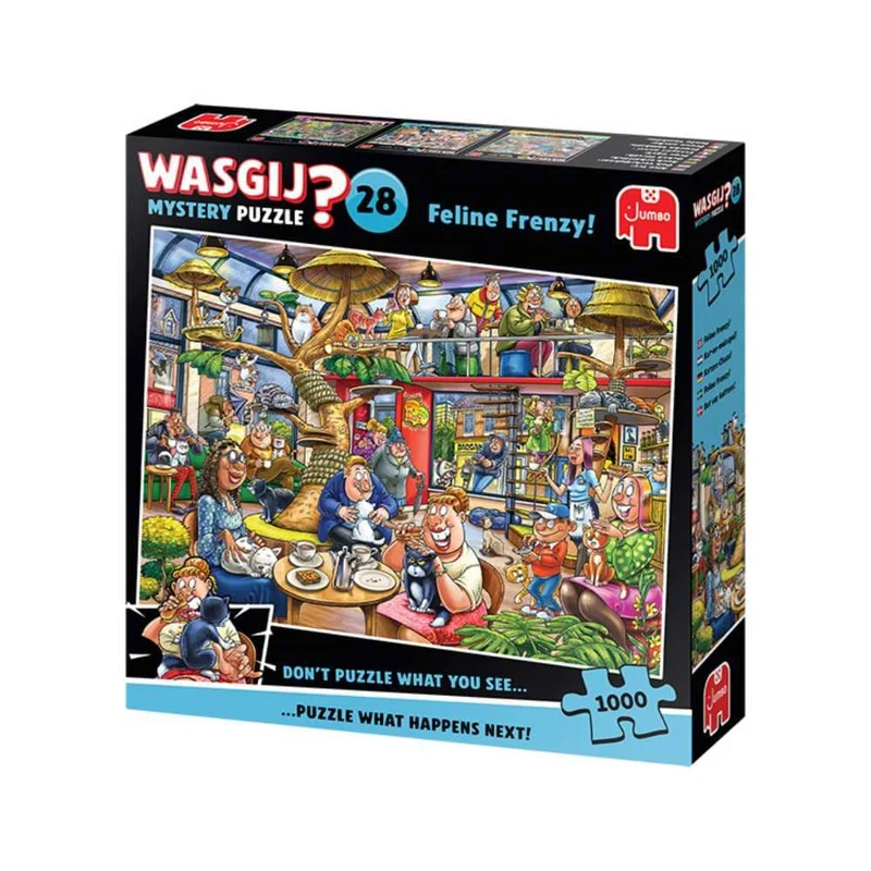 Wasgij Mystery 28 - Folie féline | Feline Frenzy (1000 pcs)