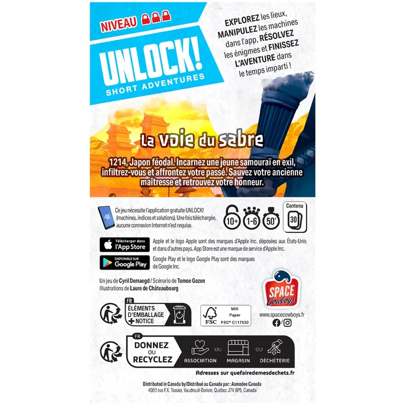 Unlock! Short Adv. 14 - La voie du sabre (FR)