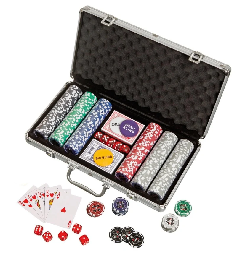 Mallette de 300 jetons - Lazer - 11,5 grammes