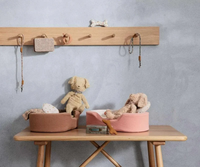 Peluche Chien Vintage - Sable Doux