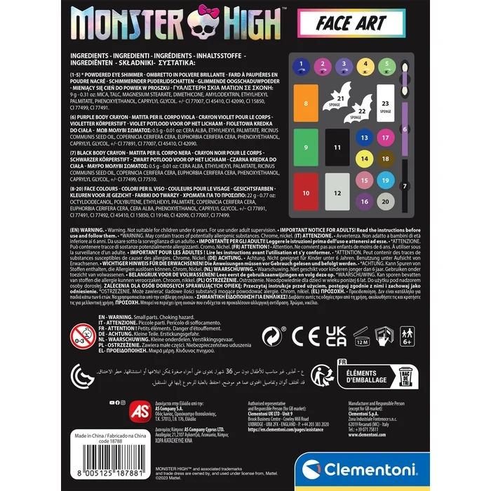 Face Art - Monster High